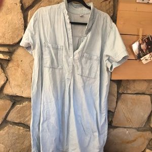 Old Navy Cotton Denim T-Shirt Dress